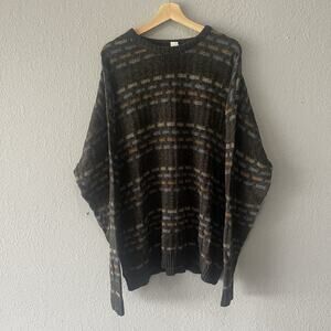 Vintage Geoffrey Beene Crewneck Sweater Men’s 2XL Pullover Long Sleeve Knitwear